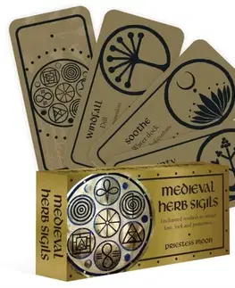 Astrológia, horoskopy, snáre Medieval Herb Sigils - Priestess Moon