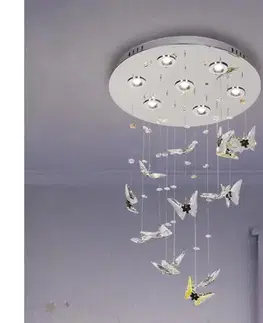 Svietidlá  LED krištáľové stropné svietidlo MURU LED/24W/230V pr. 40 cm lesklý chróm + DO N3031