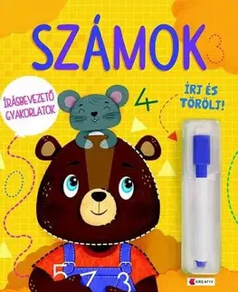Príprava do školy, pracovné zošity Számok - Írásbevezető gyakorlatok