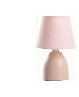 Lampy ONLI - Stolná lampa NANO 1xE14/6W/230V ružová 19 cm 059/LR