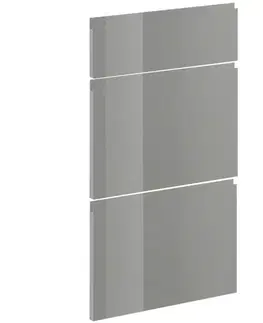 Kuchynské skrinky Čelo skrinky Luxeo F02-D60S3-AX grey lak