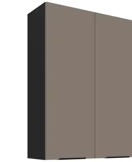 Kuchynské skrinky visiace Kuchynská skrinka Aria-Ta/Bl Anti Fingerprint 80g-108 2f