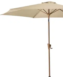 Slnečníky Naklápací slnečník WOOD ø 300 cm Rojaplast