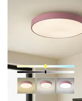 Svietidlá BRILAGI - LED stmievateľné stropné svietidlo POOL LED/60W/230V 3000-6000K 50 cm ružové+DO BRI699