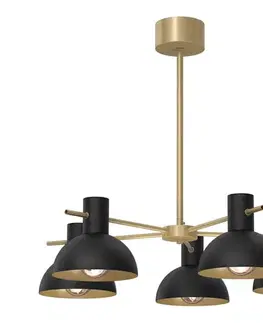 Svietidlá  Luster na tyči ESTATE MINI 5xE27/15W/230V čierna 4290