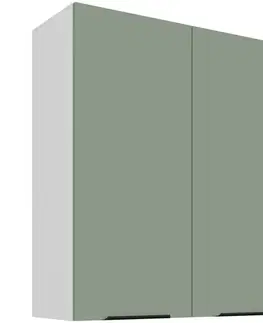 Kuchynské skrinky visiace Kuchynská skrinka Aria-SA/WH anti fingerprint 80G-90 2F