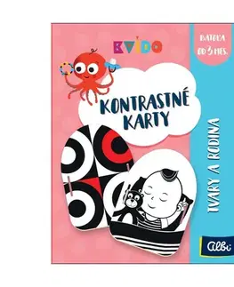 Kvído Albi Kvído: Kontrastné karty - Tvary a rodina