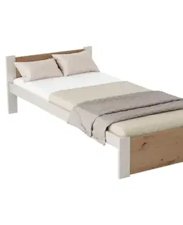 Postele pre dievčatá Posteľ Bergen Kašmír + Dub Artisan 90