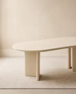 Kuchynské a jedálenské stoly Elvisia Jedálenský stôl NAGANO | sand 100 x 220 cm