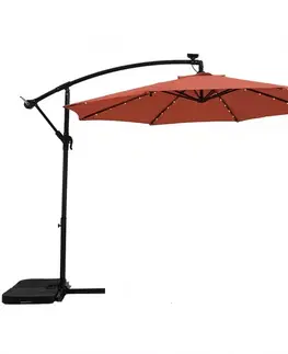 Záhradné slnečníky Záhradný slnečník LED 300 cm