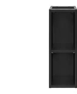 Skrinky do kúpeľne ArtCom Regál do kúpeľne XILO Black 81-01