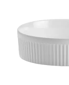 Umývadlá ArtCom Keramické umývadlo BEYOND 2 E-6565 | biely lesk 36 cm