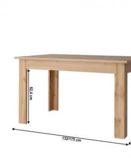Moratiz Rozkladací jedálenský stôl MORATIZ 8 Tempo Kondela