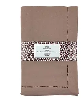 Bytový textil Behúň SAGA ecru 45x140 easy care