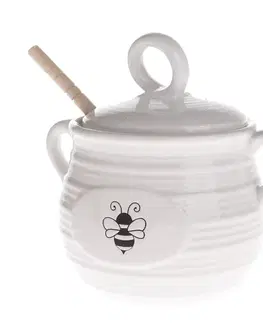 Kuchynské nože Keramická dóza na med Bee, 450 ml