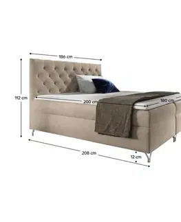 Boxspring Boxspringová posteľ GUINEVRA 2 Tempo Kondela