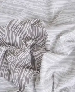 Dekoračné obliečky MKLozkoviny.sk Bavlnená obliečka na vankúš Renforcé 70 × 90 cm – Selina sivohnedá-  -