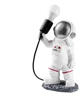 Lampy  Detská lampička ASTRONAUT 1xE27/40W/230V strieborná/biela 891TNL3294