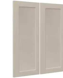Kuchynské skrinky Čelo skrinky Luxeo F15-G80(72) rám kašmír