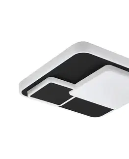 Svietidlá Eglo 75667 - LED Stropné svietidlo LEPRESO LED/19,5W/230V 38,5x38,5 cm čierna 75667