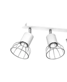 Svietidlá  Bodové svietidlo DANTE 3xGU10/25W/230V biela/lesklý chróm MLP7363