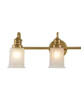 Svietidlá Elstead Quoizel QZ-SWELL3-BB-BATH-LED Kúpeľňové nástenné svietidlo SWELL 3xG9/3W/230V IP44 zlaté QZ-SWELL3-BB-BATH