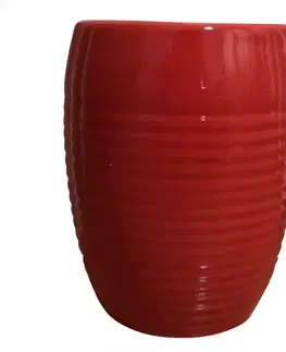 Kúpeľňové doplnky Pohár na zubné kefky 410 červený