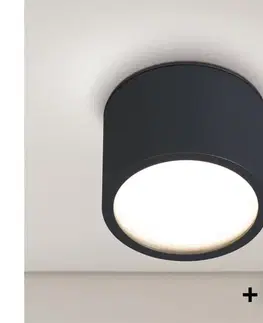 Svietidlá BRILAGI - LED Kúpeľňové bodové svietidlo SMOOTH 1xGX53/15W/230V čierne IP65 WO-GX-03-BLK-OEM