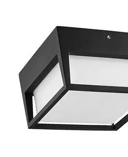 Záhradné lampy Prezent  - LED Vonkajšie stropné svietidlo GEST LED/9W/230V IP44 čierna 