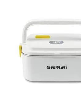 Kuchynské potreby G3Ferrari G1016601 - Elektrický ohrievač jedla VITTO 48W/230V 0,8 l biela/žltá G1016601