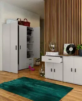 Komody KONDELA Adeli Typ 1 dvojdverová komoda kašmír