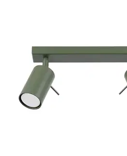 Svietidlá  SL.1501 - Bodové svietidlo RING 2xGU10/10W/230V zelená SL.1501