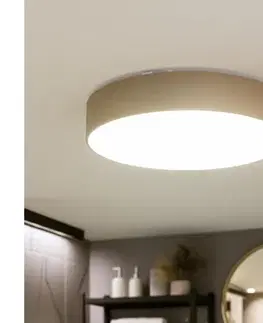 Svietidlá BRILAGI - Kúpeľňové stropné svietidlo POOL 5xE27/15W/230V Ø 60 cm IP54 béžová FG-R600-E27-BEI