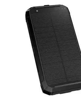 Predlžovacie káble  Power Banka s bezdr. nabíjaním a sol. panelom Power Delivery 15W/10000 mAh čierna PMPB10SPW15