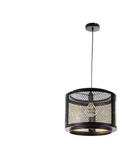 Svietidlá  Luster na lanku VITO 1xE27/40W/230V čierna 5164005623