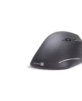 Klávesnice a myši CONNECT IT CMO-2510-BK - Ergonomická bezdrôtová myš Verti Wireless 800/1200/1600 DPI 2xAAA CMO-2510-BK
