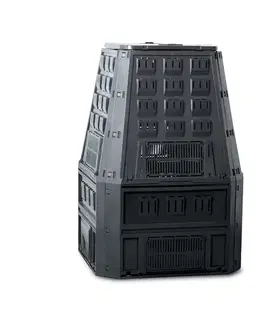 Kompostéry NABBI IKEL850C záhradný kompostér 850 l čierna