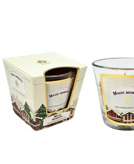 Vianočné dekorácie Arome Sviečka v skle, Magic Moments, 120 g