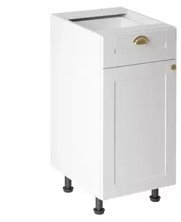 Kuchynské skrinky stojace Kuchynská skrinka linea d40s1 white