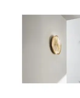 Svietidlá Ondaluce - LED nástenné svietidlo JOKEY LED/10W/230V zlatá/dymová béžová AP.JOKEY/AMBRA