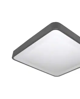 Svietidlá  LED stropné svietidlo so senzorom WILTON LED/24W/230V 4000K 33x33 cm antracit SKU047468
