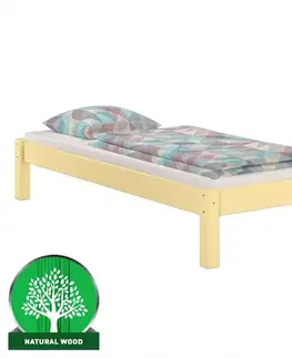 Drevené postele Posteľ Dora 90x200 borovica lak