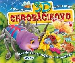 3D, magnetické, priestorové knihy Chrobáčikovo 3D