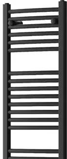 Radiátory do kúpeľne MEXEN/S - Ares radiátor + vykurovacia tyč 1200 x 400 mm, 400 W, čierna W102-1200-400-6400-70