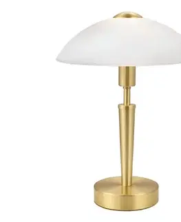 Lampy Eglo 56252 - LED stmievateľná stolná lampa SOLO 1xE14/4,5W/230V zlatá 56252