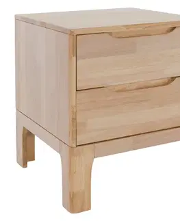 Nočné stolíky KONDELA Ferb nočný stolík prírodná