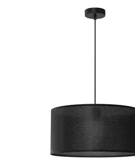 Svietidlá  Luster na lanku LOFT SHADE 1xE27/60W/230V pr. 40 cm čierna 5238