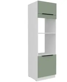 Kuchynské skrinky stojace Kuchynská skrinka Aria-Sa/Wh Anti Fingerprint 60dpm-210 2f
