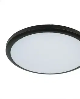 Lampy do obývačky Stropná lampa LARA 12W 4000K Black VO2921 PL1