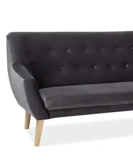 Pohovky a gauče Trojmiestna pohovka NORDIC 3 VELVET Signal